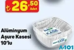 ALÜMİNYUM AŞURE KASESİ 10'LU ALÜMİNYUM AŞURE KASESİ 10'LU